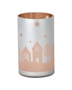 Yankee Candle Winter Village Flicker Glass Jar Holder